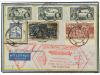 ✉ POLONIA. 1933 (11-X). POLAND to PERNAMBUCO (Brazil). 30 gr