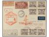 ✉ POLONIA. 1933 (25-VIII). RYBNIK to CURITIBA (Brazil). 45 g