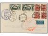 ✉ POLONIA. 1933 (2-V). WARSAWA to RECIFE (Brazil). 30 gr. (2