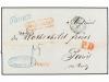 ✉ RUSIA. 1859. BERDYTSCHEFF to PARIS. Stampless cover with r