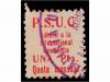 ESPAÑA GUERRA CIVIL. P.S.U.C. 1 pta. carmín. Quota Mensual. 