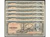 BILLETES EXTRANJEROS. Lote 6 billetes 10 Pesos. 1960. CUBA. 