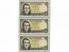 ESTADO ESPAÑOL. Lote 6 billetes 5 Pesetas. 16 Agosto 1951. B
