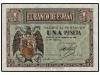 ESTADO ESPAÑOL. Lote 2 billetes 1 Pesseta. 28 Febrero 1938. 