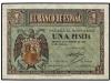 GUERRA CIVIL, ZONA REPUBLICANA. Lote 2 billetes 1 Peseta. 28