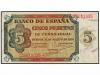 ESTADO ESPAÑOL. Lote 2 billetes 5 Pesetas. 10 Agosto 1938. S
