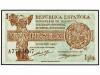 GUERRA CIVIL, ZONA REPUBLICANA. Lote 2 billetes 1 Peseta. 19
