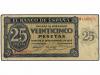 ESTADO ESPAÑOL. Lote 2 billetes 25 Pesetas. 21 Noviembre 193
