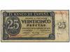 ESTADO ESPAÑOL. Lote 2 billetes 25 Pesetas. 21 Noviembre 193