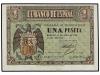 ESTADO ESPAÑOL. Lote 2 billetes 1 Peseta. 30 Abril 1938. Ser
