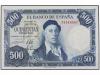 ESTADO ESPAÑOL. Lote 2 billetes 500 Pesetas. 22 Julio 1954. 