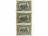 BANCO DE ESPAÑA. Lote 3 billetes 100 Pesetas. 15 Julio 1907.