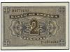 ESTADO ESPAÑOL. Lote 2 billetes 2 Pesetas. 30 Abril 1938. Se