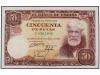 ESTADO ESPAÑOL. Lote 2 billetes 50 Pesetas. 31 Diciembre 195