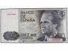 JUAN CARLOS I. Lote 2 billetes 10.000 Pesetas. 24 Septiembre