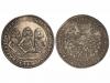 ESTADOS ALEMANES. Thaler. 1658. JORGE III, LUIS IV y CHRISTI