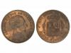 ALFONSO XII. 5 Céntimos. 1879. BARCELONA. O.M. Pátina irregu