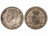 AMADEO I. 5 Pesetas. 1871 (*18-18). S.D.-M. (Rayitas y golpe