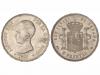 ALFONSO XIII. 5 Pesetas. 1890 (*18-90). M.P.-M. Restos de br