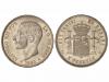 ALFONSO XII. 5 Pesetas. 1885 (*18-85). M.S./D.E.-M. Rectific