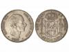 ALFONSO XII. 50 Centavos de Peso. 1883. MANILA. (Rotura de c