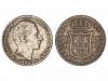 ALFONSO XII. 20 Centavos de Peso. 1880. MANILA. (Rayitas y g