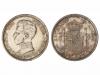 ALFONSO XIII. 1 Peseta. 1904 (*19-04). S.M.-V. (Leves rayita