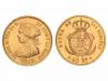 ISABEL II. 40 Reales. 1863. BARCELONA. 3,33 grs. (Restos de 