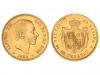ALFONSO XII. 25 Pesetas. 1884 (*18-84). M.S.-M. Restos de br
