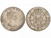 ISABEL II. 20 Reales. 1849. MADRID. C.L. 25,92 grs. (Golpeci