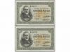 ESTADO ESPAÑOL. Lote 2 billetes 50 Pesetas. 9 Enero 1940. Me