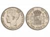 ALFONSO XIII. 1 Peseta. 1900 (*19-00). S.M.-V. (Limpiada). E