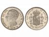 ALFONSO XII. 1 Peseta. 1876 (*18-76). D.E.-M. La mejor pieza