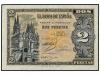 ESTADO ESPAÑOL. 2 Pesetas. 12 Octubre 1937. Catedral de Burg