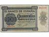ESTADO ESPAÑOL. 500 Pesetas. 21 Noviembre 1936. Catedral de 