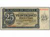 ESTADO ESPAÑOL. 25 Pesetas. 21 Noviembre 1936. Serie S. Ed-4