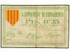 CATALUNYA. 0,25 Pessetes. 15 Setembre 1937. Aj. de RIUDARENE