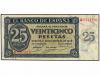 ESTADO ESPAÑOL. 25 Pesetas. 21 Noviembre 1936. Serie R. Apre