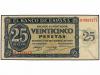 ESTADO ESPAÑOL. 25 Pesetas. 21 Noviembre 1936. Serie S. (Arr