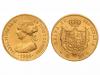 ISABEL II. 4 Escudos. 1866. MADRID. 3,37 grs. (Rayitas). Cal