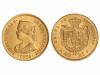 ISABEL II. 40 Reales. 1864. MADRID. 3,30 grs. Parte de brill