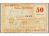 CATALUNYA. 50 Cèntims. Setembre 1937. Aj. de MAIÀ DE MONTCAL