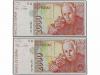 JUAN CARLOS I. Lote 5 billetes 1.000 y 2.000 Pesetas (4). 19
