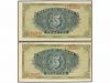 ESTADO ESPAÑOL. Lote 2 billetes 5 Pesetas. 4 Septiembre 1940