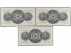 ESTADO ESPAÑOL. Lote 3 billetes 5 Pesetas. 12 Abril 1947. Sé