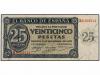 ESTADO ESPAÑOL. Lote 2 billetes 25 Pesetas. 21 Noviembre 193