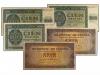 ESTADO ESPAÑOL. Lote 5 billetes 100 Pesetas. 1936 (3), 1938 