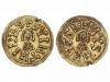 MONEDAS VISIGODAS. Triente. SUINTILA (621-631 d.C.). MENTESA
