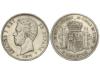 AMADEO I. 5 Pesetas. 1871. (*18-18). S.D-M. (Golpecitos). AC