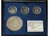 JUAN CARLOS I. Serie 4 monedas 10 (3) y 50 Euros. 2007. AR. 